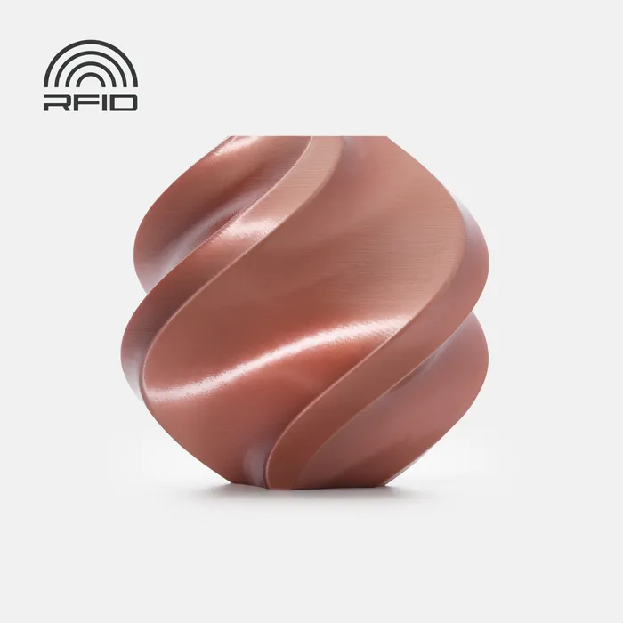 Bambu Lab 3D Filament - PLA SILK+ - Rose Gold