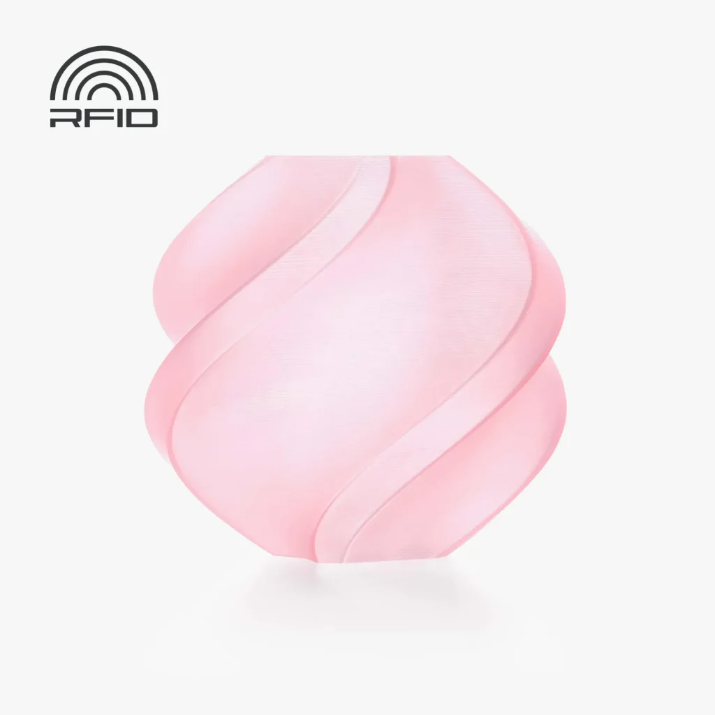 Bambu Lab 3D Filament - PLA TRANSLUCENT - Cherry Pink