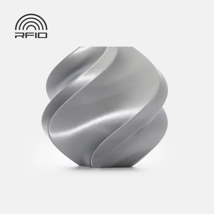 Bambu Lab 3D Filament - PLA SILK+ - Silver